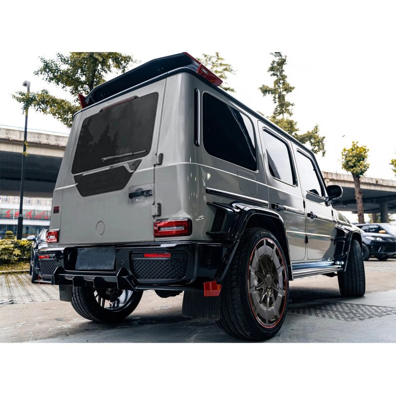 Upgrade  G63 Carbon Kit Rocket B900 Carbon Fiber Rear Lip Diffuser For G Class W464 G63 Body Kit G500 G550 2019y+